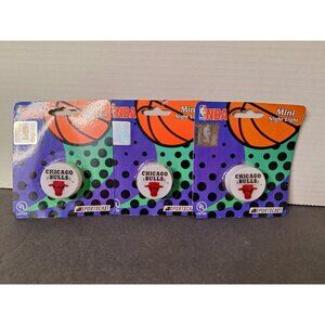 Lot of 3 NBA Chicago Bulls Mini Night Lights By Sportscast Basketball Fans